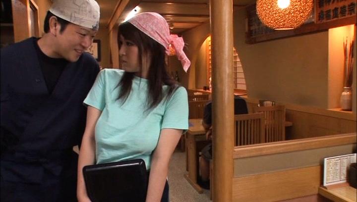 Awesome Rina Araki naughty Asian housewife gets kinky food insertion - 1