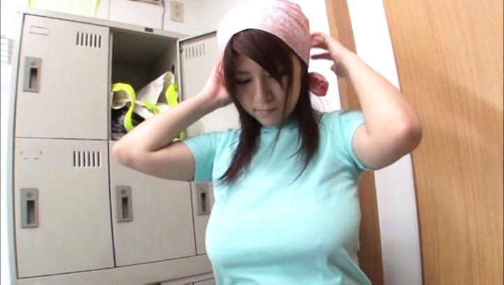 Scissoring  Awesome Rina Araki naughty Asian housewife gets big tits fucked at work Spreadeagle - 2