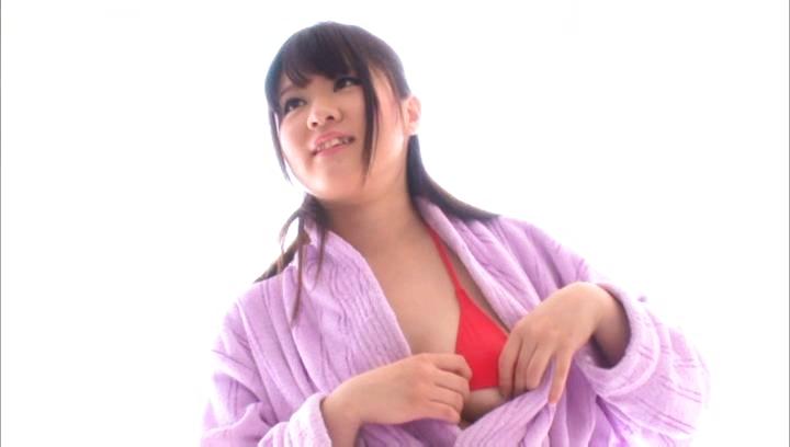 BestAndFree Awesome Arousing Japanese AV model in sexy mini bikini enjoys some sweet treats Amature Allure