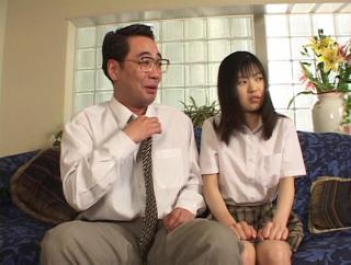 Oral Awesome Anna Kuramoto, enticing Asian teen is seduced by older horny guy Blackz