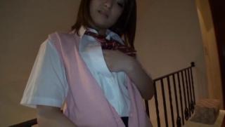 PervClips Awesome Ryouka Asakura JP schoolgirl is into mmf threesomes Real Orgasms