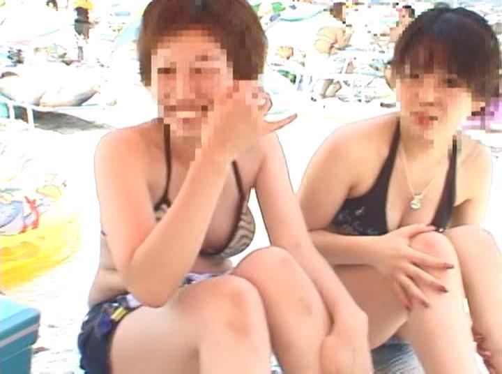 Slut Porn  Awesome Asian babe in bikini gets outdoor fucking on the beach BazooCam - 1