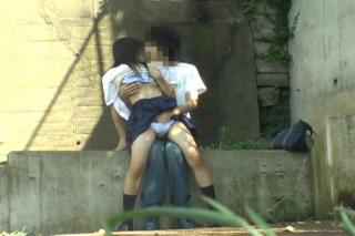 Amateur Sex Awesome Asian sweetie and her guy having sex on the steps outside Straight