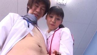 Blows Awesome Aino Kishi is a naughty and horny Asian office lady giving a handjob Atm