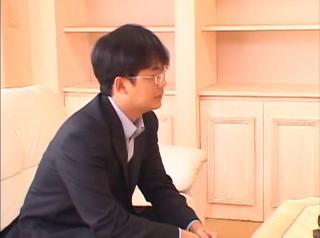 Ex Girlfriends Awesome Ai Sayama Asian office lady conducts interview with her hands Facial