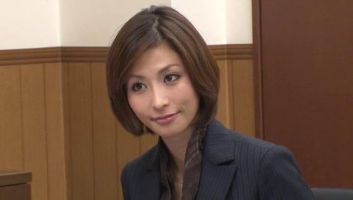 Awesome Akari Asahina horny office lady gets milf pussy banged - 2