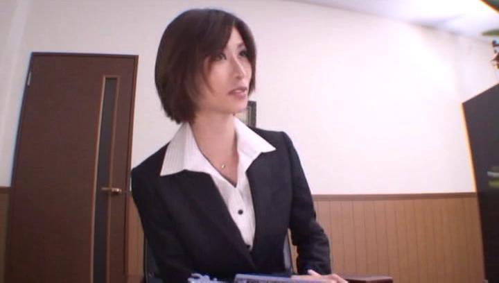 Big breasts  Awesome Akari Asahina naughty Asian office lady gets pussy licking Webcam - 2