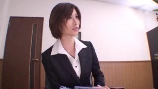 Secretary Awesome Akari Asahina naughty Asian office lady gets pussy licking Gay Boyporn