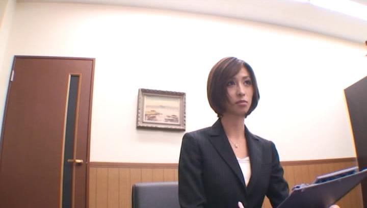 Awesome Akari Asahina hot Asian milf is one horny office lady - 1