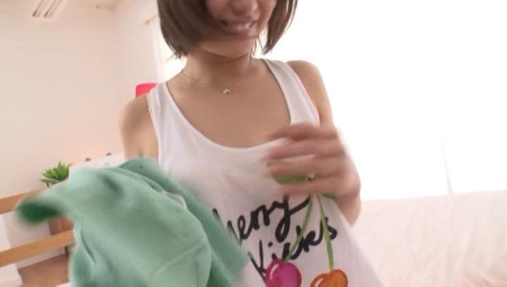 Naughty Awesome AV girl in sexy lingerie Nanami Kawakami giving sexual pleasure Black Woman