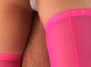 Straight Awesome Oiled-up hottie in pink stockings Miyu Sakurai banged severely Samantha Saint