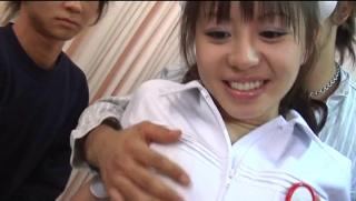 Blowjob Awesome Arousing Asian babe, Ai Takeuchi is one horny nurse at work Celebrity