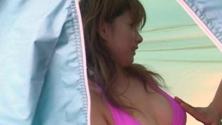 18yearsold Awesome Aki Katase horny Asian milf in sex on the beach videox