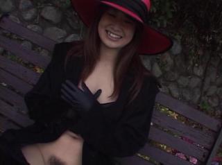 FreeOnes  Awesome Suzue Mona amazing Japanese model likes getting banged outdoors Blacksonboys - 1