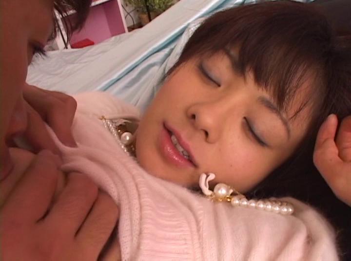 Awesome Japanese AV model is a horny teen getting banged - 1