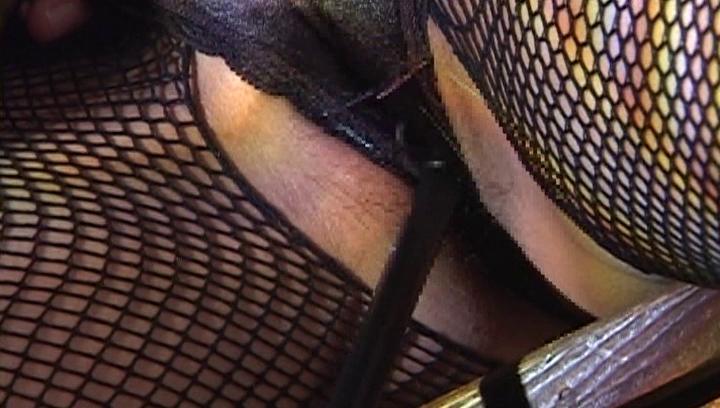Awesome Juri Kano, Asian milf in sexy fishnets in arousing toy insertion on cam - 2