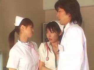 Rubdown  Awesome Alluring Japanese AV model plays nurse and gets banged Boobies - 1