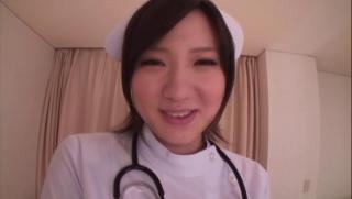 GrannyCinema Awesome Hot Japanese AV Model sexy nurse gets cum on her big tits Female