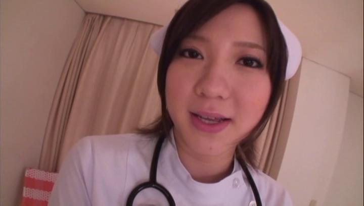 Asa Akira  Awesome Hot Japanese AV Model sexy nurse gets cum on her big tits Mojada - 2