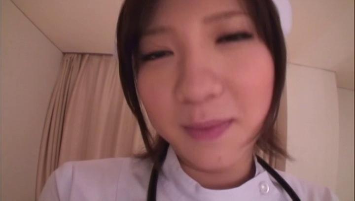 Awesome Hot Japanese AV Model sexy nurse gets cum on her big tits - 2