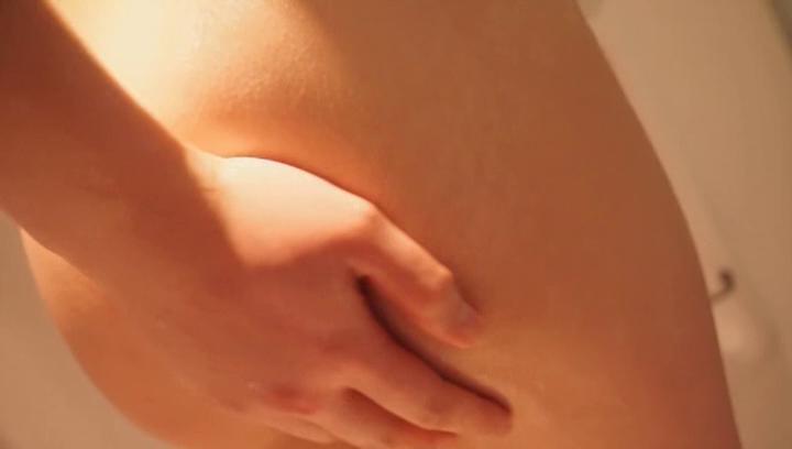 Awesome Pretty teen Haruki Karen stuns with a hot shower masturbation - 1