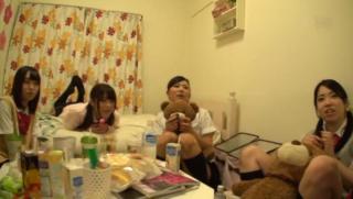 Assgape Awesome Asian teens in amateurs hardcore group sex...