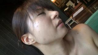 Sexy Awesome Charming Japanese MILF with small tits gets banged without limits Masturbates