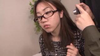 Cdmx Awesome Japanese teen is a horny AV model in glasses getting banged Amature Allure