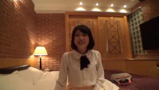 Stranger Awesome Cute Japanese girl faced with dealing dick...