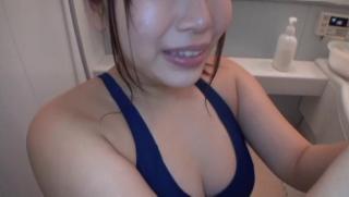 Large Awesome Stunning Hazuki Bion get naughty in the shower Hidden Cam