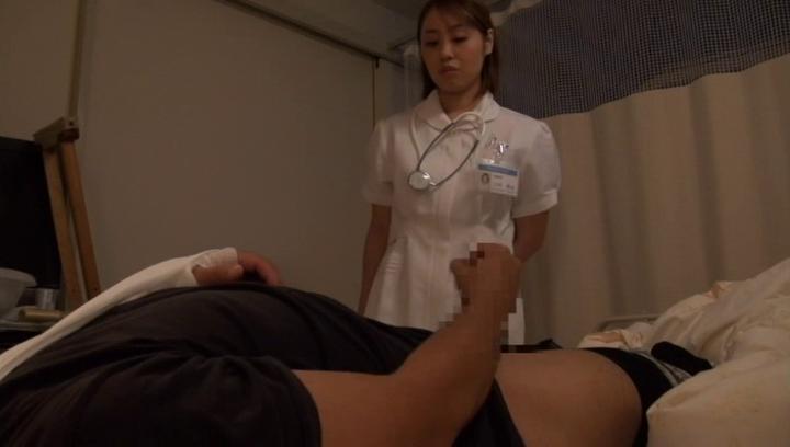 Hood  Awesome Gorgeous Japanese nurse helps her patient out Fucking - 1