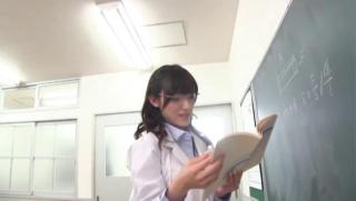 Dlouha Videa Awesome Cute Iioka Kanako loves being pleased in class Nurugel
