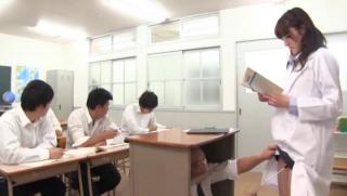 Home Awesome Cute Iioka Kanako loves being pleased in class Athletic