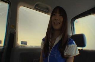 Swingers Awesome Racing Queen Miyu Nakai Teases Her Driver on the way to a Shoot Highschool