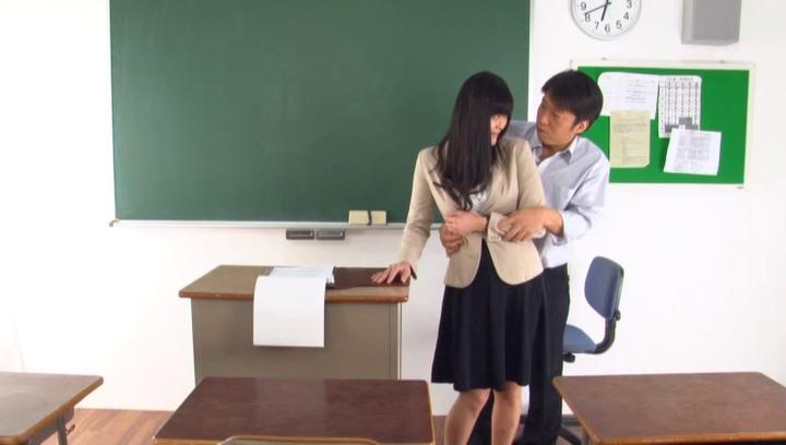 Culonas  Awesome Sexy teacher Hirose Yoko gets nailed good Orgame - 1
