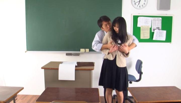 TubeWolf  Awesome Sexy teacher Hirose Yoko gets nailed good Black Thugs - 1