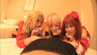 AdultGames Awesome Horny Japanese having a hot foursome in POV DaPink