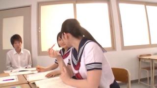 LargePornTube Awesome Ai Uehara and Karen Haruki sharing a big schlong 19yo