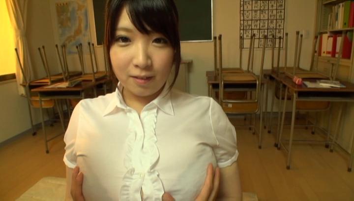 Awesome Amayoshi Shizuku makes a dude cum with her boobs - 2