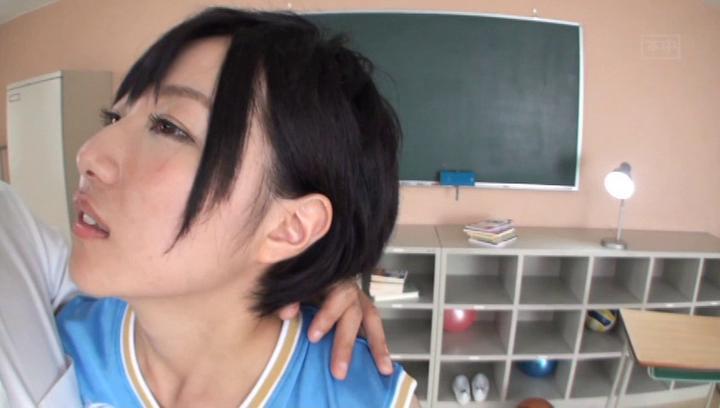 Tribbing  Awesome Schoolgirl Aihara Tsubasa enjoys a big dick in her cherry Tits Big Tits - 1