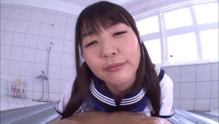 Awesome Wonderful cock riding with sexy babe Tsubomi - 1