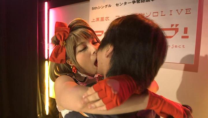 18yo Awesome Sexy Ai Uehara enjoys some arousal kissing Parody