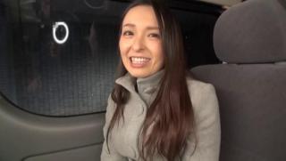 Monster  Awesome Alluring Asian milf gets persuaded to have some steamy car sex Riding Cock - 1