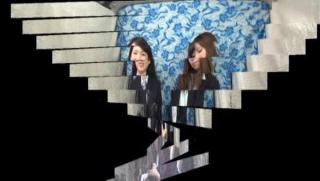 Japan Awesome Superb Japanese schoolgirls jizzed on in a threesome Lesbian threesome