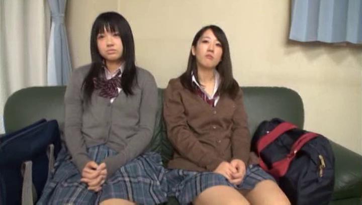 Corno  Awesome Steamy foursome with hardcore Japanese schoolgirls Bigdick - 1