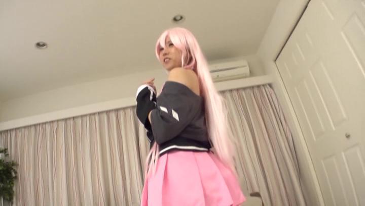 Humiliation  Awesome Awesome cosplay action for this cute teen Handjob - 1