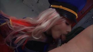 Dirty Awesome Stunning cosplay action with the Japanese blonde Kisaki Yua ChatRoulette
