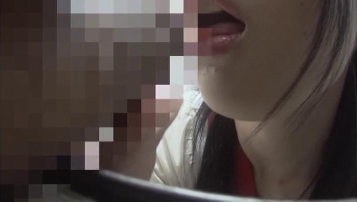 Awesome Hand work end for Saitou Miyu's filthy cock sucking show - 1
