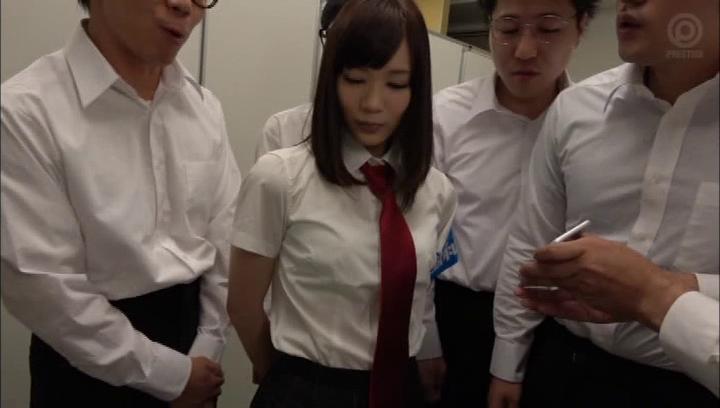 Awesome Sleazy teen Suzumura Airi enjoys a steamy foursome - 1