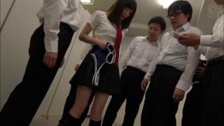 Emo Awesome Sleazy teen Suzumura Airi enjoys a steamy foursome Gotblop